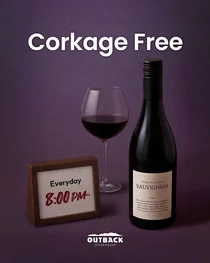 아웃백, 저녁 8시 이후 ‘콜키지 프리’ 서비스 도입