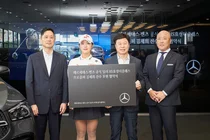 HS효성더클래스, 프로골퍼 김재희 후원 협약…벤츠 GLE 공식 의전차 전달