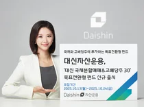 대신자산운용, ‘대신 국채분할매매&고배당주30 목표전환형펀드’ 출시