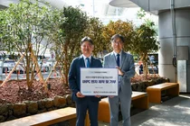 삼표그룹, 친환경 신소재 벤치 제주국제공항에 기부