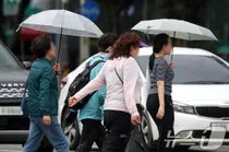 화요일까지 경기지역 최대 70㎜ 비