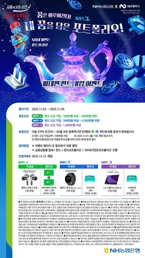 NH농협은행, 'NH내가만든포트폴리오' 출시 기념 펀드 가입 이벤트