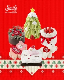 노티드, 크리스마스 홀리데이 케이크 6종…사전 예약 시작