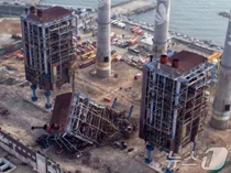 HJ중공업, 울산화력발전소 붕괴사고 여파…건설현장 전면 중단