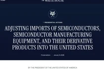 트럼프, 반도체 25% 관세 포고령에 서명
정부, 삼성전자 등 산업계와 긴급 회의·대응방안 논의