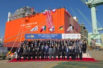 '해양사업 강자' 삼성重, FLNG '코랄 노르트' 성공적 진수