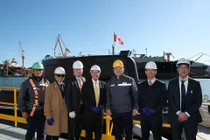 차세대 잠수함 사업 입찰 앞두고 캐나다 온타리오주 장관, 한화오션 거제사업장 방문