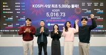 코스피 5000 등정..그 시각 은행 딜링룸들은