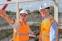 허윤홍 GS건설 대표, 호주 현장 점검…대형 인프라·전력망 수주 지원