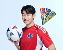 롯데웰푸드, 월드콘 모델에 '월드클래스' 손흥민 발탁