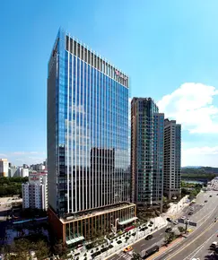 LGU+의 용산사옥 전경