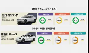 현대 아이오닉5, 테슬라 
