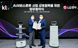 KT and LG Electronics cooperate to enhance the 'Service Robot' business