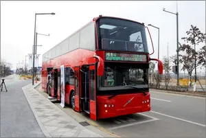 2층 전기버스 지방에서도 달린다