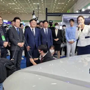 이재명도 떴다..'인터배터리2023'전시장 '장사진'