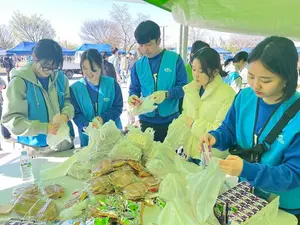 bhc그룹 해바라기 봉사단, 소외계층 돕기 마라톤대회 봉사