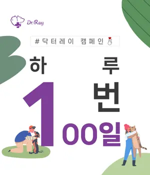 반려동물 영양제 닥터레이 '하루 1번 100일' 캠페인