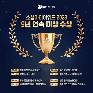 하이트진로, ‘소셜아이어워드’ 9년 연속 대상