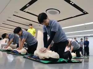 삼성전자서비스 직원들은 응급처치·심폐소생술도 한다