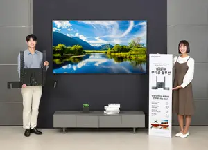 삼성전자, 벽에 구멍 안뚫고 설치하는 '삼성 TV 무타공 솔루션' 출시