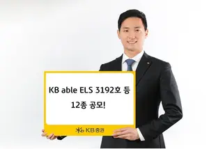KB증권, 최고 연 15.6% 추구 ELS 등 12종 공모