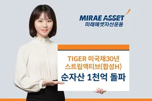 'TIGER 미국채30년스트립액티브 ETF' 순자산 1000억 돌파