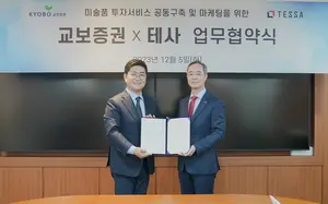 교보증권, 미술품 조각투자 플랫폼 테사와 STO 협업