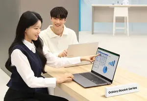 삼성전자, 온디바이스 AI와 터치 스크린 탑재 '갤럭시 북4 시리즈' 출시