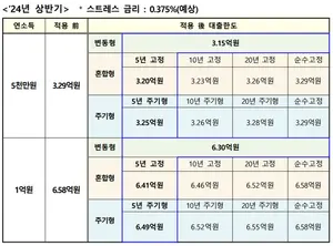 내년 변동금리 주담대 한도 준다..스트레스 금리 적용