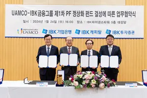 IBK금융그룹·유암코, 1500억원 PF 정상화펀드 조성