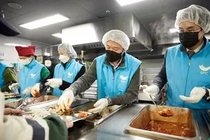 SPC그룹, 취약계층 겨울나기 지원…허희수 부사장, 급식봉사 나서