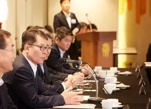 김성태 기업은행장, 애널리스트 간담회 개최