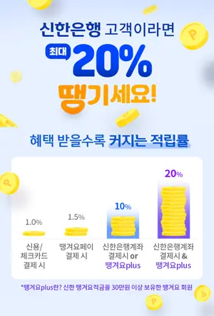 신한은행, ‘땡겨요’ 포인트 추가로 준다