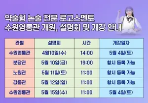 가천대 약술형 논술 전문학원 '로고스멘토' 수원영통관 개관