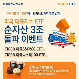 미래에셋, 미국 투자 ETF 2종 순자산 각 3조원 돌파