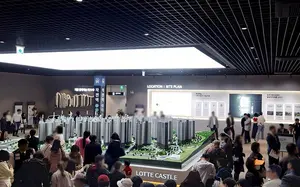 계양 롯데캐슬 파크시티 견본주택 성황...열흘 동안 2만5000명 방문