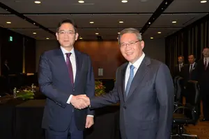 이재용 회장, 방한 리창 중국 총리 면담