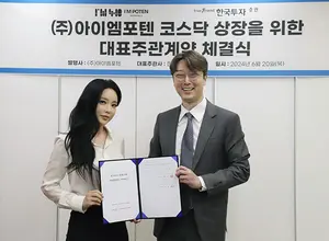 '김태욱 회장처럼 될래요' 홍진영 아이엠포텐, 코스닥 상장 준비