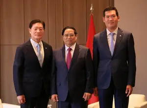 GS건설 허윤홍 사장, 베트남 총리 팜민찐 총리 경제협력 방안 논의