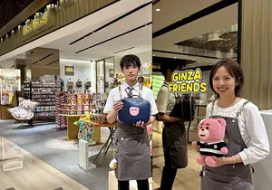 '밸리곰 일본 진출!'...롯데免, 동경긴자점 캐릭터샵 오픈