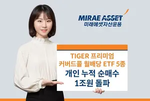 미래에셋 ‘+%프리미엄’ 커버드콜 월배당 ETF 인기