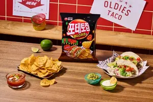 힙지로 타코 맛집 '올디스타코' 농심 포테토칩으로 맛본다