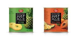 동원F&B, 대체당 활용한 '저스트' 열대과일 캔 출시