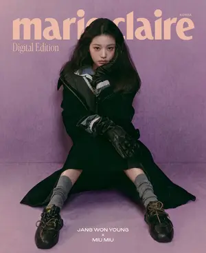 [포토] 장원영, 미우미우와 함께 마리끌레르 디지털 커버 장식