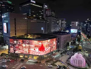 신세계百, 명동 신세계스퀘어 새해 카운트다운 명소로 변신