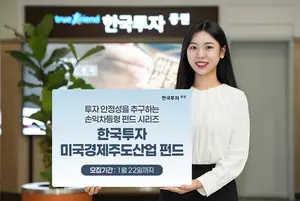 한국투자증권, 손익차등형 ‘한국투자 미국경제주도산업 펀드’ 출시