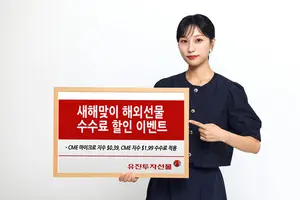 유진투자선물, 새해맞이 해외선물 수수료 할인 이벤트 