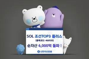 신한 'SOL 조선TOP3플러스' 순자산 6천억 돌파