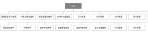 LG이노텍 조직도(2025년 2월)..라이다사업담당 신설