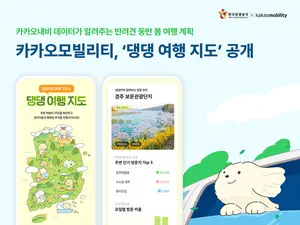 카카오M-한국관광공사, ‘댕댕 여행 지도’ 공개